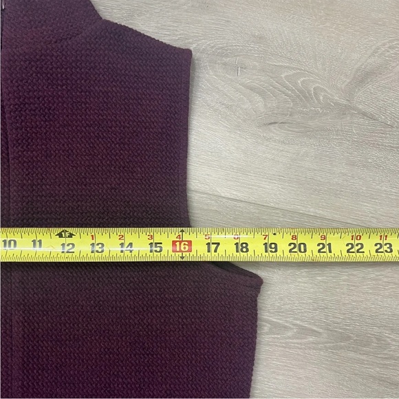 Apt 9 Burgundy Textured Sleeveless Mock Neck Column Midi Dress Size L - Picture 4 of 7